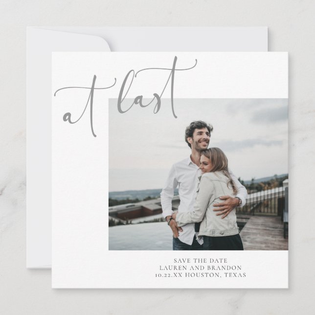 Reserve A Data Na Última Foto De Caligrafia (Frente)