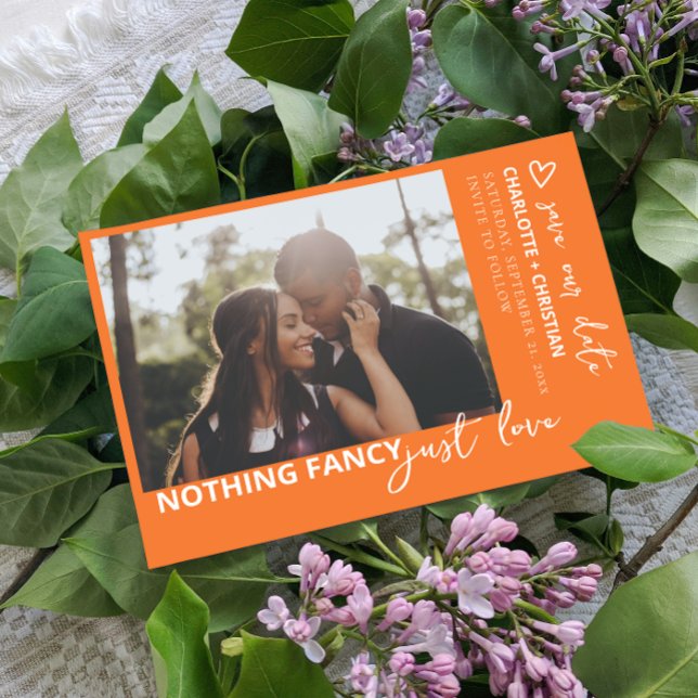 Reserve A Data Nada De Rico Apenas Ame A Cor Retroativa (Nothing Fancy Just Love Minimalist Wedding Save the date from Ricaso. Mix & Match wedding collection)
