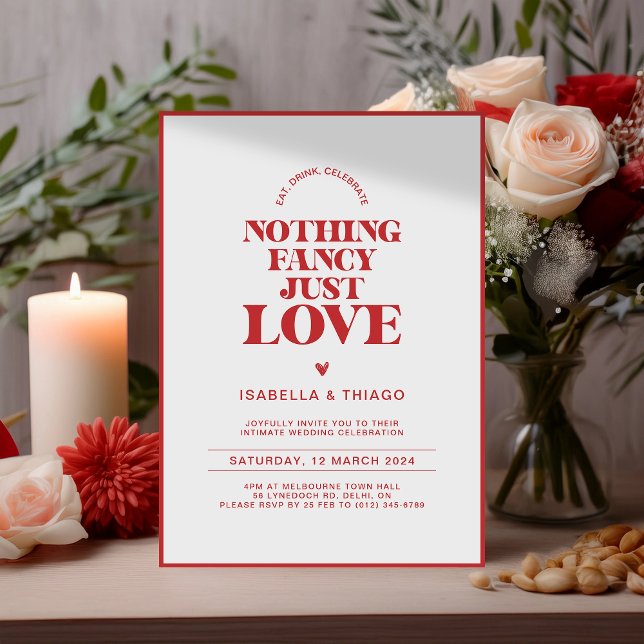 Reserve A Data Nada sofisticado, apenas amor em monocromo moderno (Criador carregado)