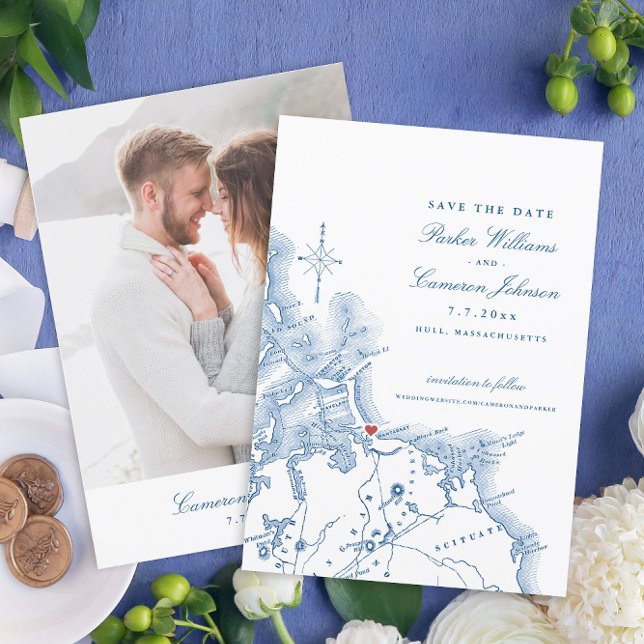 Reserve A Data Nantasket Beach Resort Map Elegant Weding (Elegant Hull Massachusetts Wedding Save the Date with photo for a Nantasket Beach Resort Wedding )