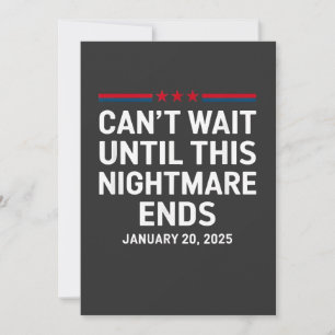 Reserve A Data Não posso esperar até que este pesadelo acabe com 