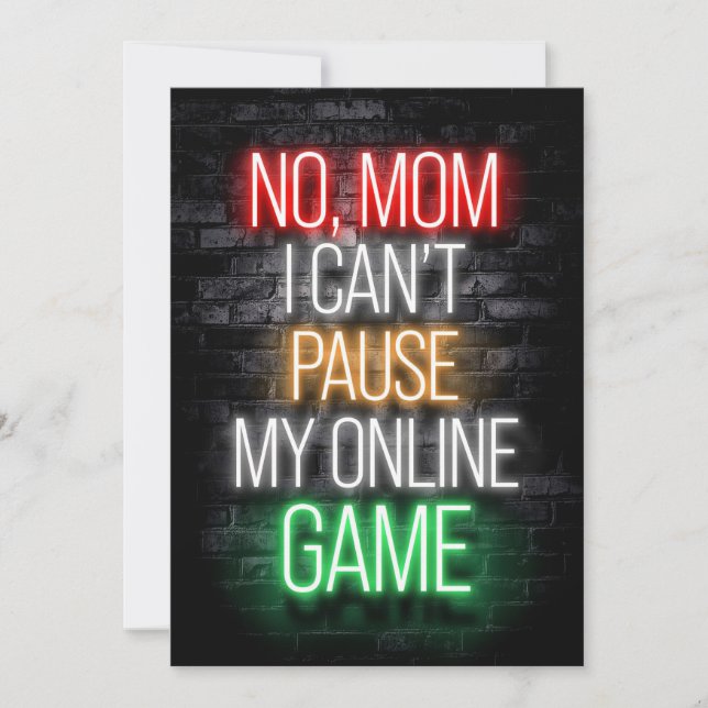 Reserve A Data Não Posso Pausar Meu Jogo Online (Frente)