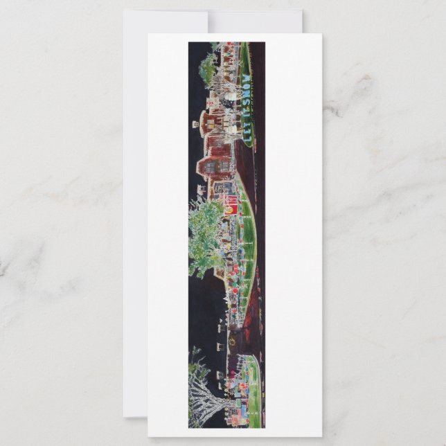 Reserve A Data "Natal em Houston: DEIXE A TI NEVE" (Frente)