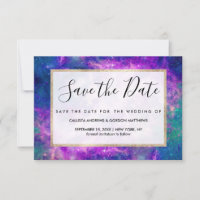 Nebulosa Majestosa Do Espaço De Féria Roxo