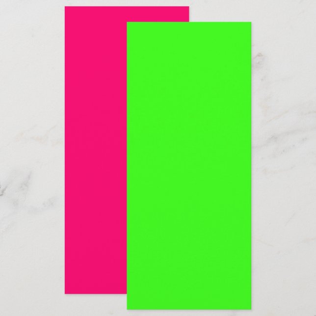 Reserve A Data Neon Verde & Neon Rosa Salve a Data – Personalizar (Frente/Verso)