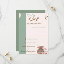  New Chapter Begins RSVP Card