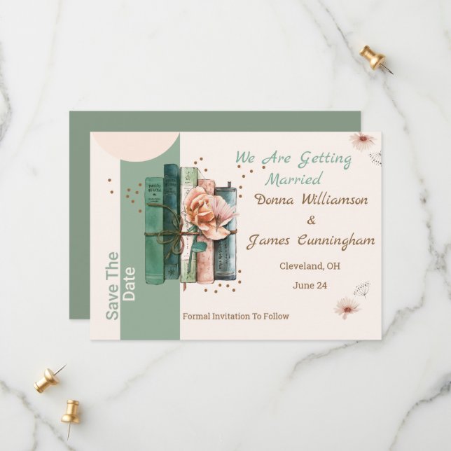 Reserve A Data  New Chapter Begins Save the Date (Frente/Verso In Situ)