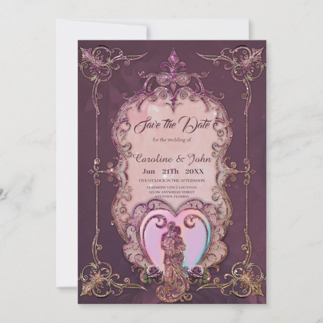 Reserve A Data No Embrião do Coração. (Frente)