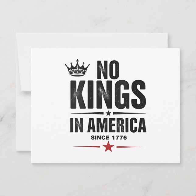 Reserve A Data No Kings In America Since 1776 (Frente)