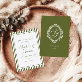 Reserve A Data Noiva de Verde Oliva Antiga Dinheiro Casamento Sal