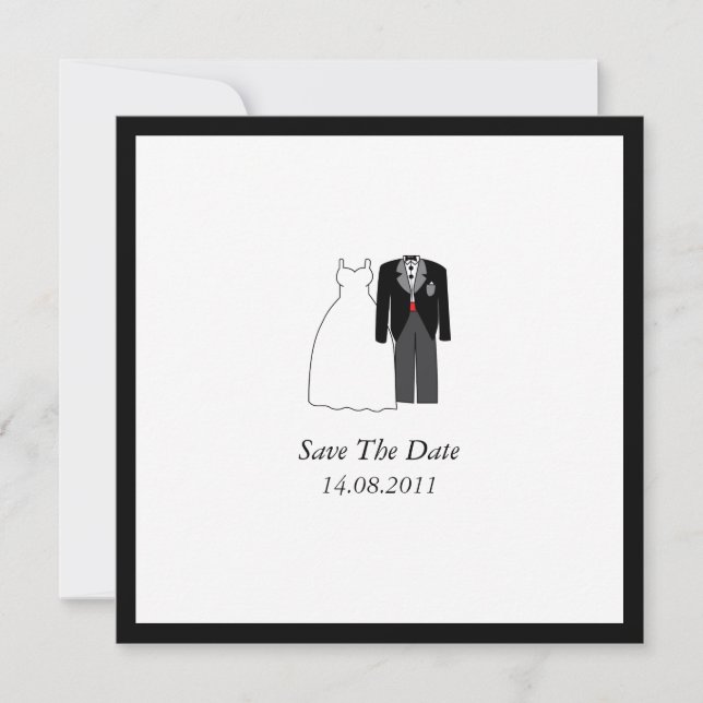 Reserve A Data Noiva e Casamento de noiva Salvem a Data (Frente)