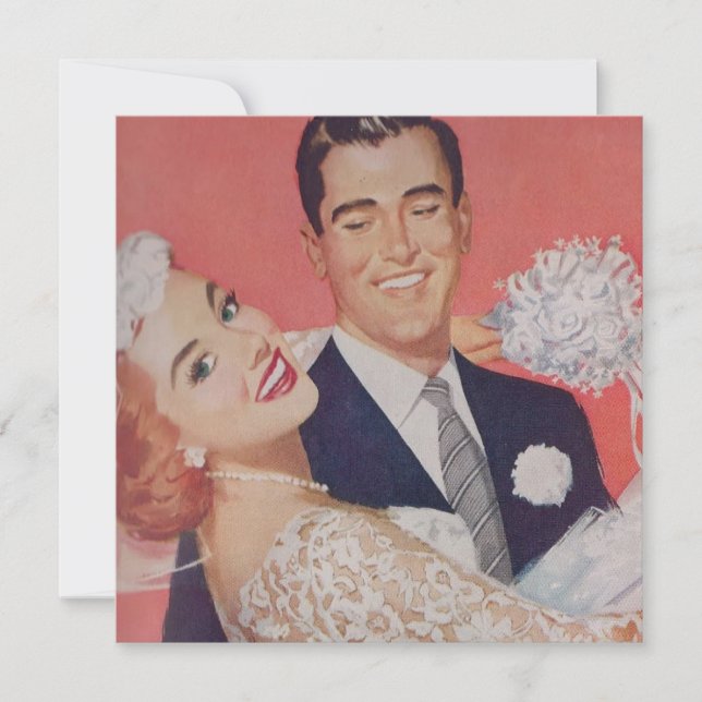 Reserve A Data Noiva Vermelha com Casamento de Olhos Verdes (Frente)