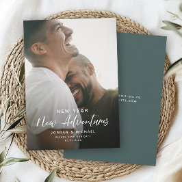 Reserve A Data Noivado de Ano Novo Moderno | Adventures Script Fu