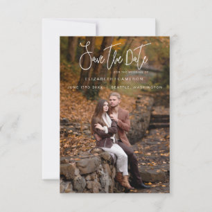 Reserve A Data Noivado de Fotografia de Casamento de Caligrafia