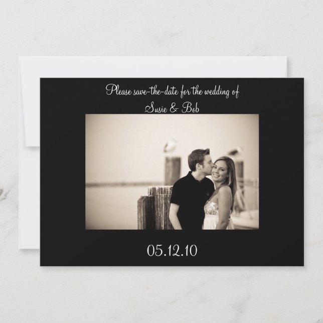 Reserve A Data noivado, save-the-date (Frente)