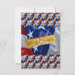 Reserve A Data Nós, A Bandeira Americana Da Pessoas