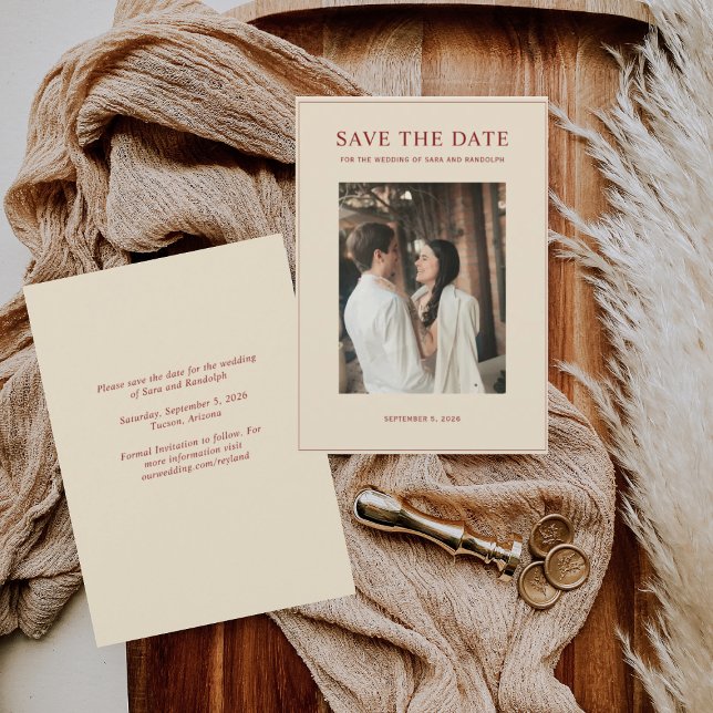 Reserve A Data Nova foto minimalista de 2026 (Criador carregado)