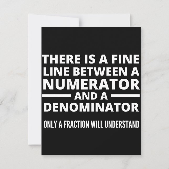 Reserve A Data NÚMERADOR NUMERADOR FINO DE LINHA EM Matemática En (Frente)