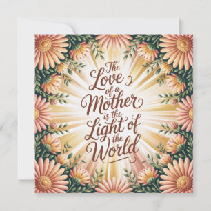 Reserve A Data O Amor De Uma Mãe É A Luz Do Mundo