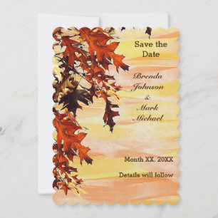 Reserve A Data O Autumn deixa a cor giratória salvar a placa plan