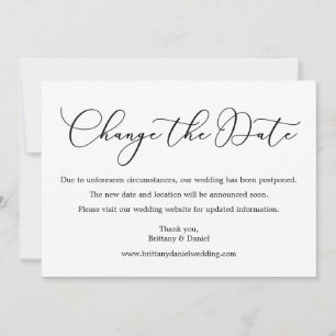 Reserve A Data O Casamento De Caligrafia Delicada Altera O Cartã