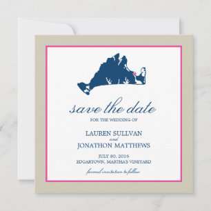 Reserve A Data O Casamento de Edgartown Martha Salva a Data