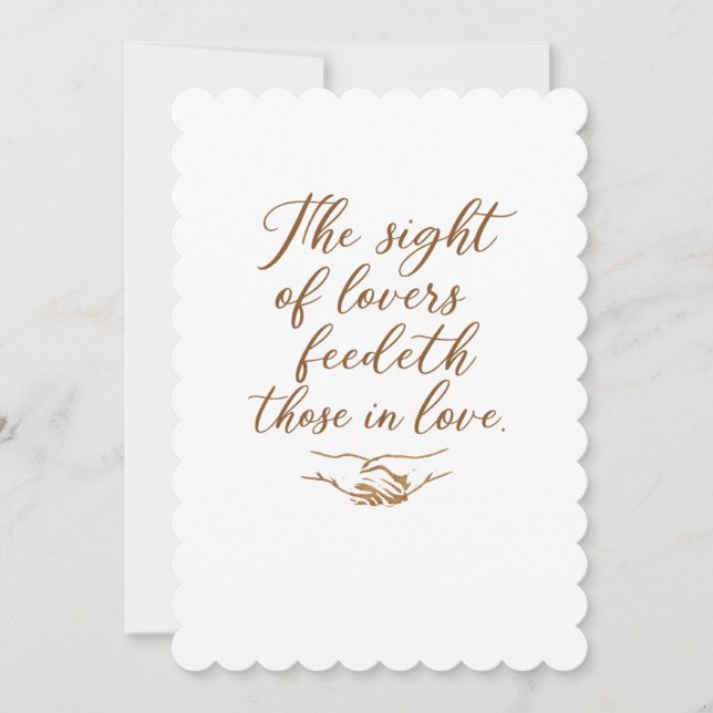 Reserve A Data O Cenário de Amantes (Frente)