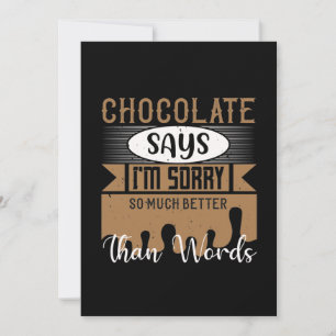 Reserve A Data O Chocolate Diz QUE Sinto Muito Mais do que Palavr