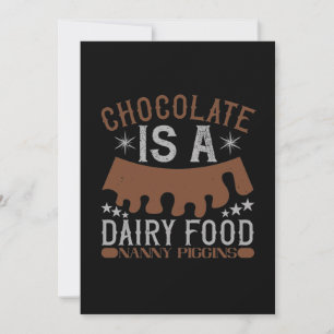 Reserve A Data O Chocolate É Uma Ama De Comida Leiteira Piggins