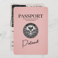 O Passaporte De Polônia Rosa Salva A Data