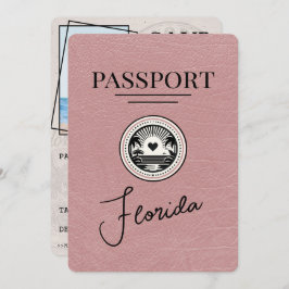 Reserve A Data O Passaporte Dusty Rosa Florida Salva A Data