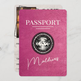 Reserve A Data O Passaporte Magenta Maldivas Salva A Data