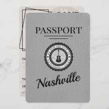 O Passaporte Nashville Da cinza Salva A Data