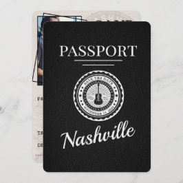 Reserve A Data O Passaporte Nashville Negro Salva A Data