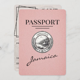Reserve A Data O Passaporte Rosa Jamaica Salva A Data