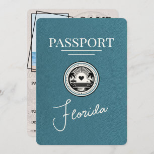 Reserve A Data O Passaporte Teal Florida Salva A Data