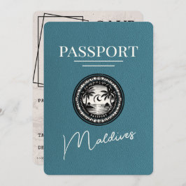 Reserve A Data O Passaporte Teal Maldives Salva A Data