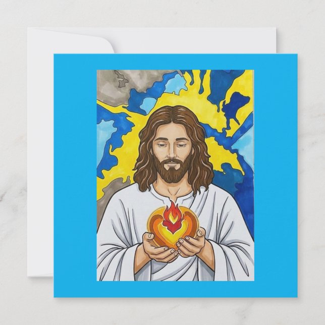 Reserve A Data O Sagrado Coração de Jesus (Frente)