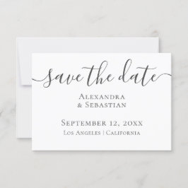 Reserve A Data O Simples Casamento Da Tipografia Elegante Salva A