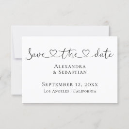 Reserve A Data O Simples Casamento Da Tipografia Elegante Salva A