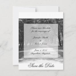 Reserve A Data Off the Beaten Path Save the Date Card (Fora do ca