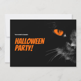 Reserve A Data Olá Escuridão Olhos Laranja Halloween