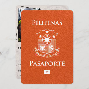 Reserve A Data Orange Filipinas Passaporte Salvar Data