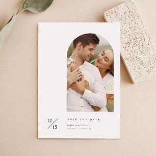 Reserve A Data Orçamento de Foto de Casamento Minimalista Moderno