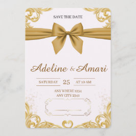 Reserve A Data Organic Modern Save the Date Card