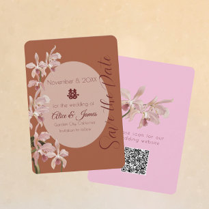 Reserve A Data Orquídea Dupla Felicidade