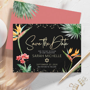 Reserve A Data Ouro Preto Tropical Bat Mitzvah Floral Palma Moder