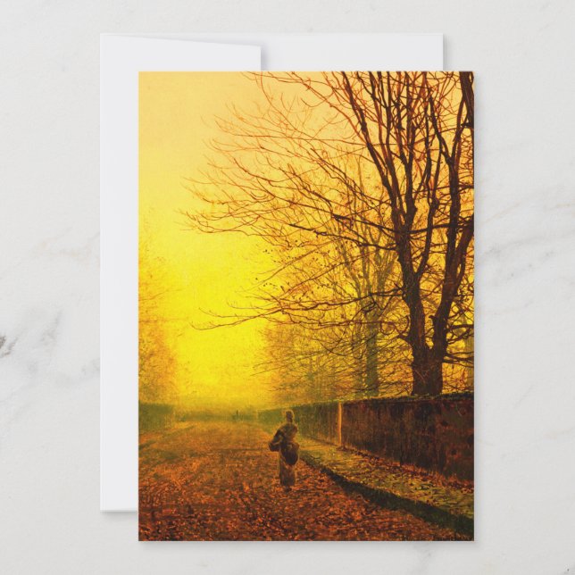 Reserve A Data Outono Dourado John Atkinson Grimshaw (Frente)