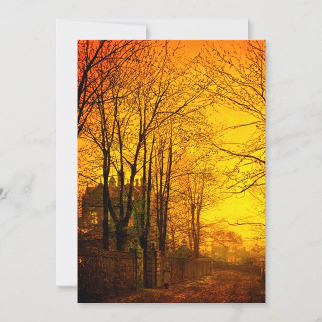 Reserve A Data Outubro depois John Atkinson Grimshaw (Frente)