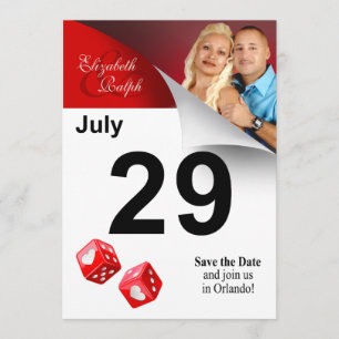 Reserve A Data Página de Calendário LR Salvar Data Foto de Las Ve